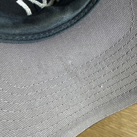 Vtg New York Yankees Strapback Hat Twins Enterprise Wool Blend & 47 Beanie Lot 2 - Picture 9 of 13